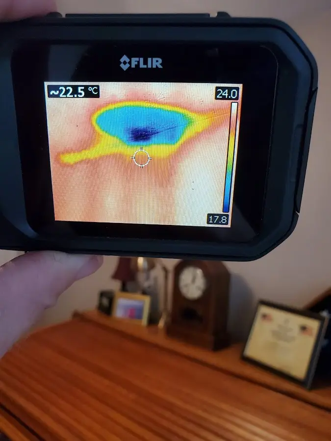 Thermal imaging inspection for water damage in Hillsborough