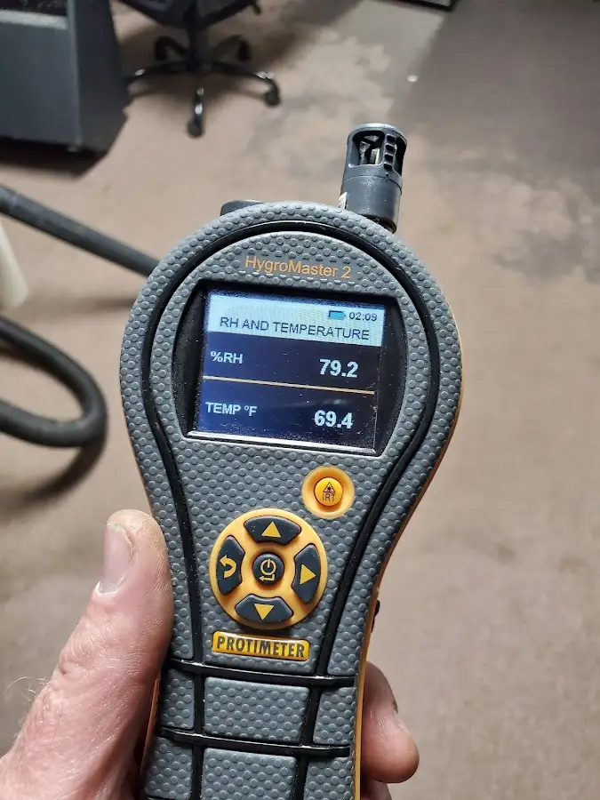 Moisture meter humidity assessment for Fire & Smoke Damage Restoration in Hillsborough